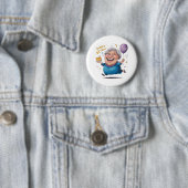 Oma Geburtstagsfeier Button (Beispiel)