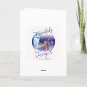 Oma Geburtstagskarte Blume und Schmetterlinge Karte (Rückseite)