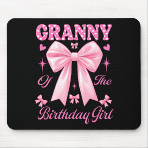 Oma Geburtstagsmädchen passendes kokettes rosa Sch Mousepad