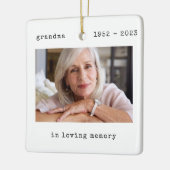 Oma-Gedenkstätte für das Foto der Erinnerung Keramikornament (Links)