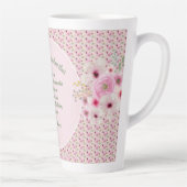 Oma Gedicht Rosa Blume mit dem Namen Geschenke Milchtasse (Rechts)