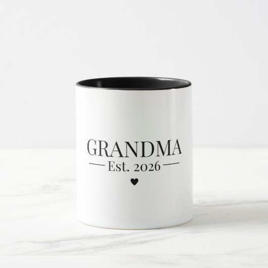 Oma Gegründet 2026 Tasse (Zentrum)