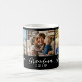 Oma gegründet 3 Foto Großelterntag Kaffeetasse (Mittel)