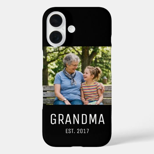 Oma gegründet Foto Case-Mate iPhone Hülle (Rückseite)