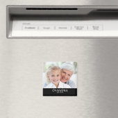 Oma gegründet Foto-Geschenk Magnet (In Situ (Geschirrspüler))