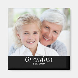 Oma gegründet Foto-Geschenk Magnet