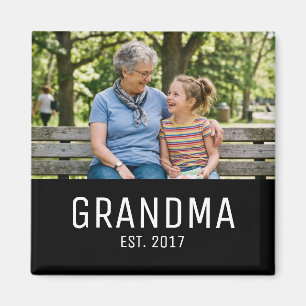 Oma gegründet Foto-Geschenk Magnet