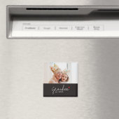 Oma Gegründet Foto-Geschenk Magnet (In Situ (Geschirrspüler))
