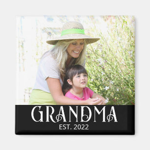 Oma gegründet Foto-Geschenk Magnet
