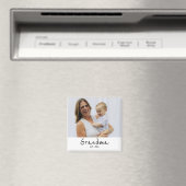 Oma gegründet Foto-Geschenkmagnet Magnet (In Situ (Geschirrspüler))