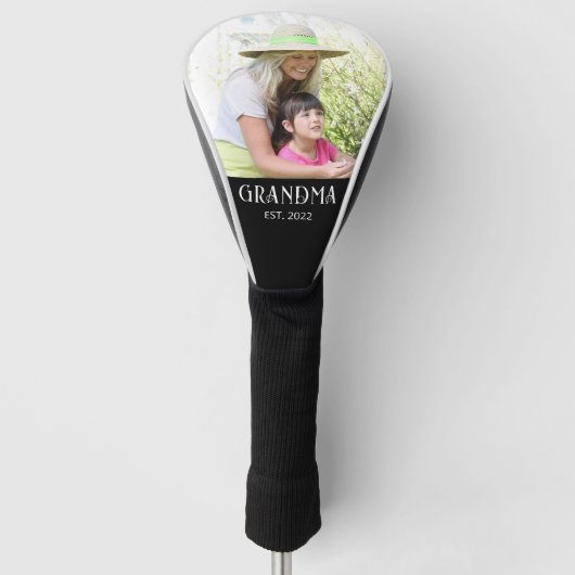 Oma gegründet Foto Golf Headcover (Vorderseite)