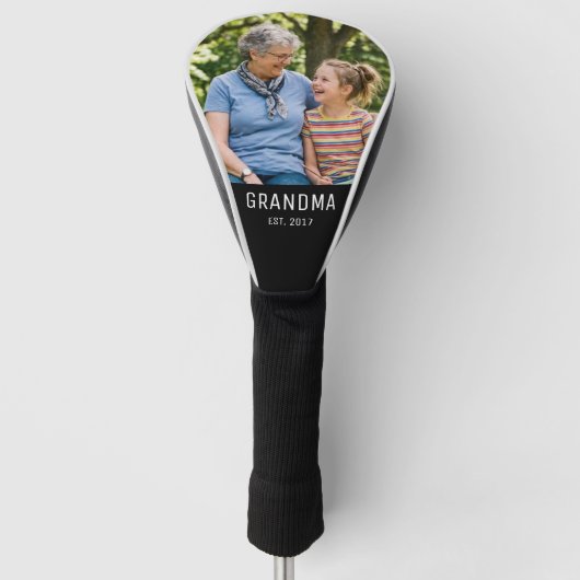 Oma gegründet Foto Golf Headcover (Vorderseite)