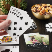 Oma gegründet Foto Spielkarten (In Situ)