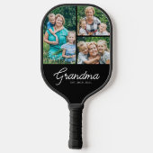 Oma gegründet Skript 3 Foto Pickleball Schläger (Rückseite)