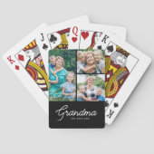 Oma gegründet Skript 3 Foto Spielkarten (Rückseite)