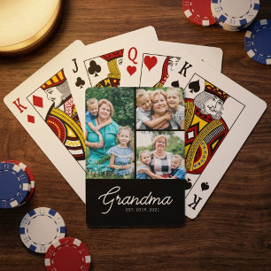 Oma gegründet Skript 3 Foto Spielkarten