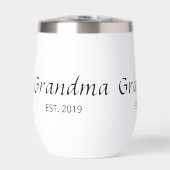 Oma gegründet Typografie Geschenk Isoliert (Vorderseite)