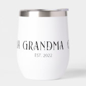 Oma gegründet Typografie Geschenk Isoliert (Links)