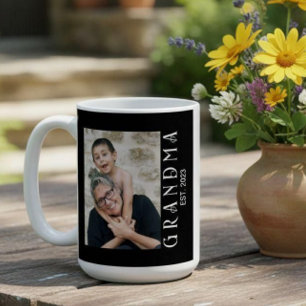 Oma gegründetes Fotogeschenk Kaffeetasse