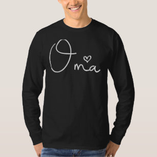 Oma German Oma Women Mother's Day Christmas Bi T-Shirt
