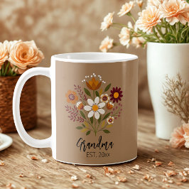 Oma Geschenk Foto Girl Blumenkaffee Tasse