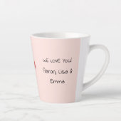 Oma Geschenk von Großkindern, wir Liebe Sie, Milchtasse (Rechts)