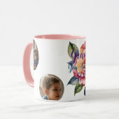 Oma gift 3 Foto Aquarell Blumenkohl Tasse (Vorderseite Links)