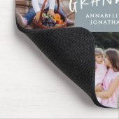 Oma gift 8 Foto Enkel einfache Typografie Mousepad (Ecke)