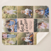 Oma gift 8 Foto Enkel einfache Typografie Sherpadecke (Vorderseite (Horizontal))