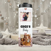 Oma Gift Gigi Foto Rose Gold Personalisiert Thermosbecher