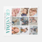 Oma Gift | LIEBE FOTO Fleecedecke (Vorderseite (Horizontal))