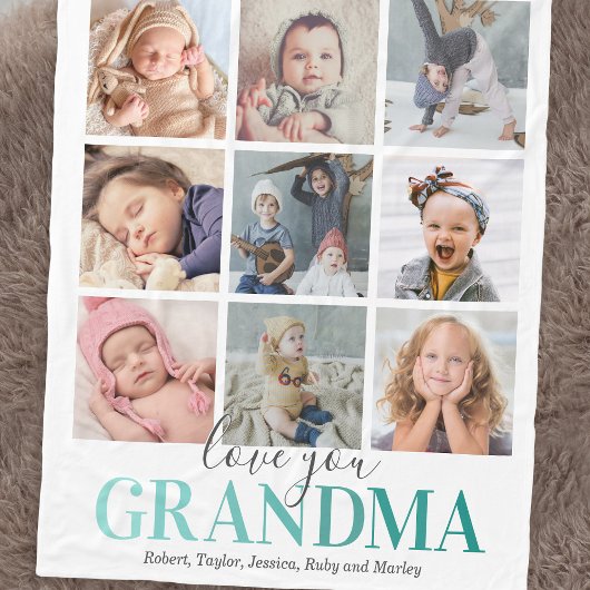 Oma Gift | LIEBE FOTO Fleecedecke