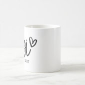 Oma GiGi seit 2027, erste Großmutter Kaffeetasse (Mittel)
