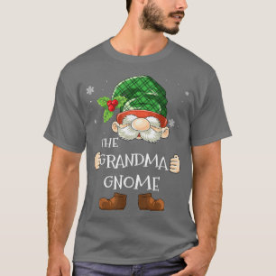 Oma Gnome Merry Xmas Weihnachten Grandma Pajama T-Shirt