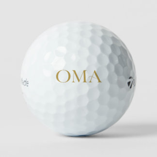 Oma Golfball Geschenk für Oma | Individueller Golf