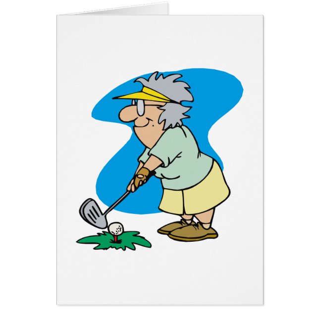 Oma-Golfspieler (Vorne)