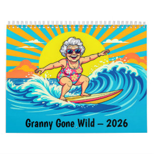 Oma Gone Wild – 2026 Ruhestands-Abenteuer Calen Kalender