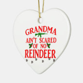 Oma Got rüber Keramik Ornament (Links)