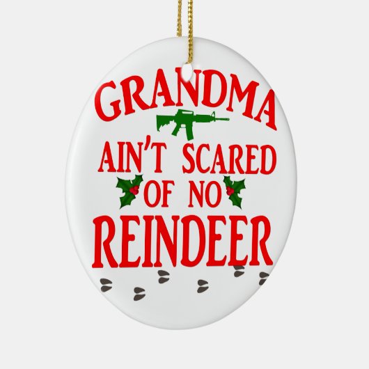 Oma Got rüber Keramikornament (Rechts)