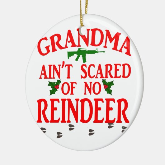 Oma Got rüber Keramikornament (Links)