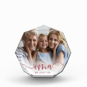 Oma Grandma Script Overlay Fotoblock (Vorderseite)