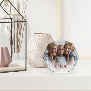 Oma Grandma Script Overlay Fotoblock
