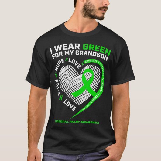 Oma Grandpa Geschenk Grüner Großvater Cerebral T-Shirt (Vorderseite)