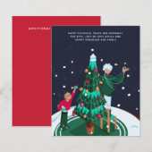 Oma Grandsom Dekorieren Weihnachtsbaum maßgeschnei (Vorne/Hinten)