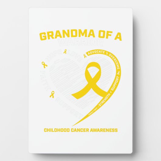 Oma Grandson Grandtochter Kindergeschenk Fotoplatte (Vorderseite)