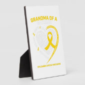 Oma Grandson Grandtochter Kindergeschenk Fotoplatte (Seite)