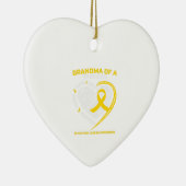 Oma Grandson Grandtochter Kindergeschenk Keramik Ornament (Rechts)