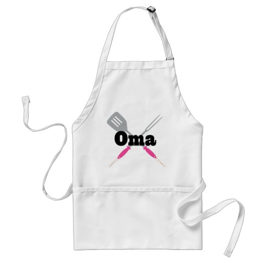 Oma Grill-Geschenk Schürze (Vorne)