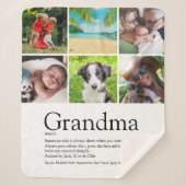 Oma, Großmutter Definition 6 Foto Sherpadecke (Vorderseite)