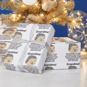 Oma Großmutter Geburtstag Geschenkpapier